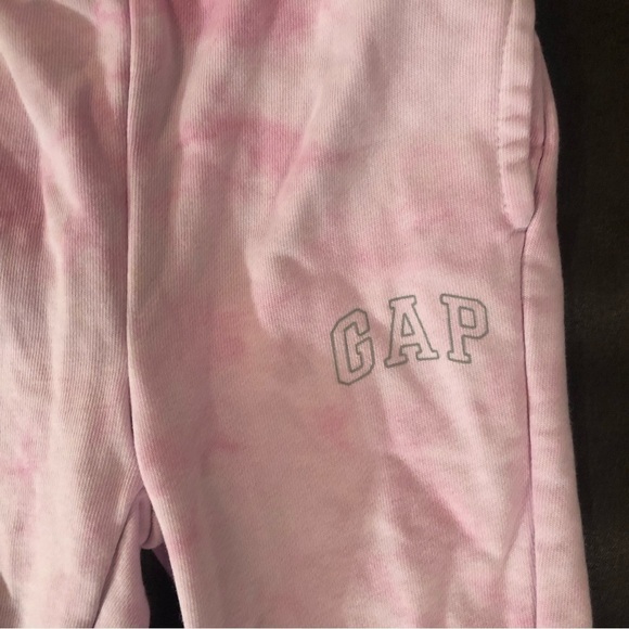 Baby GAP Pink and White Tie Dye Sweatpants Size 12-18 Months - Picture 2 of 4